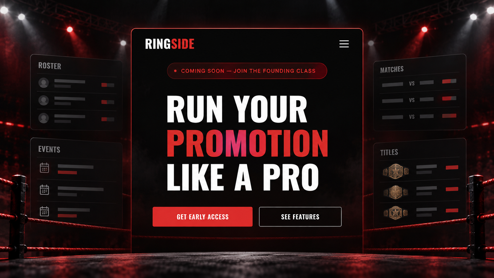 Ringside project preview